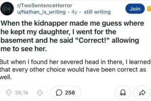 Two-Sentence Horror Tales to Keep You Up (45 photos)