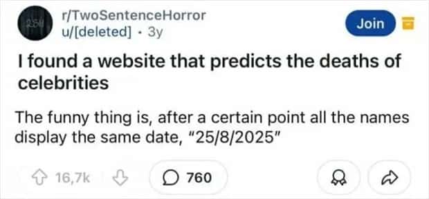 two sentence horror stories 17 Two Sentence Horror Tales to Keep You Up (45 photos)