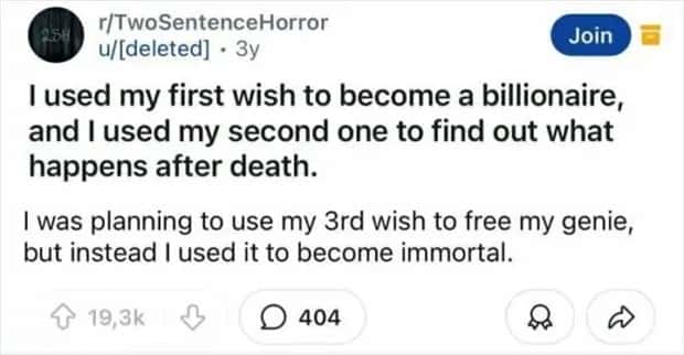 two sentence horror stories 26 Two Sentence Horror Tales to Keep You Up (45 photos)