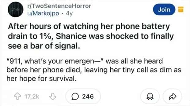 two sentence horror stories 34 Two Sentence Horror Tales to Keep You Up (45 photos)
