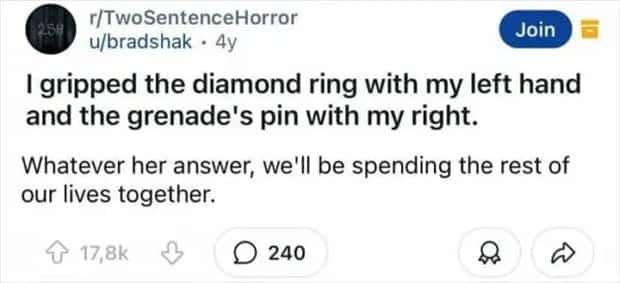 two sentence horror stories 38 Two Sentence Horror Tales to Keep You Up (45 photos)