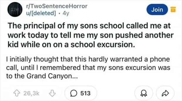 two sentence horror stories 8 Two Sentence Horror Tales to Keep You Up (45 photos)