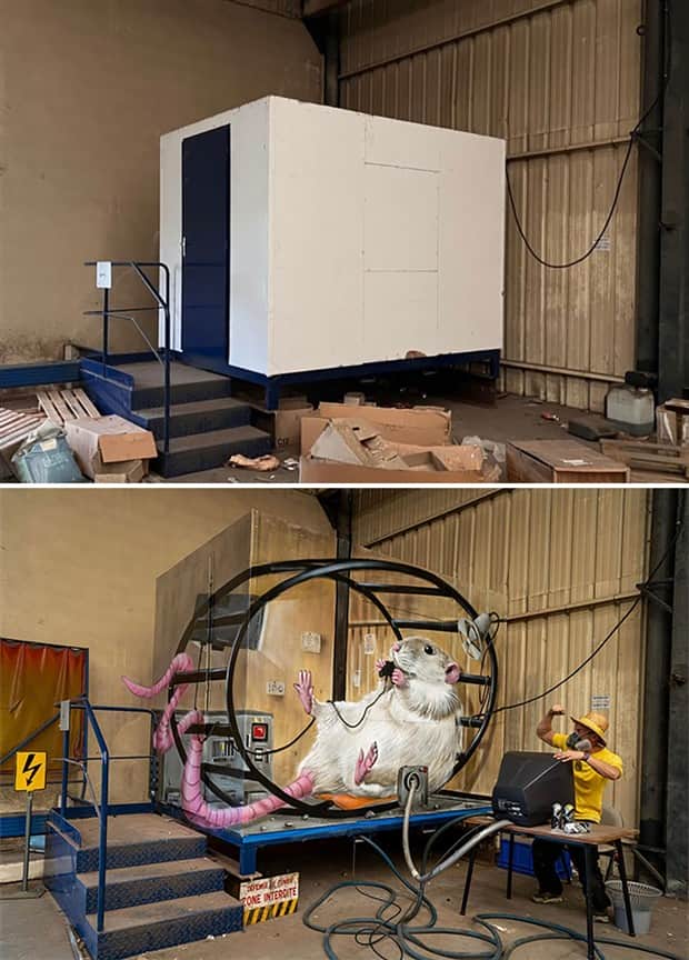 3d graffiti art by scaf 1 Unbelievable 3D Graffiti Illusions by Scaf (40 photos)