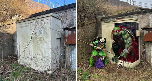 3d graffiti art by scaf 11 Unbelievable 3D Graffiti Illusions by Scaf (40 photos)