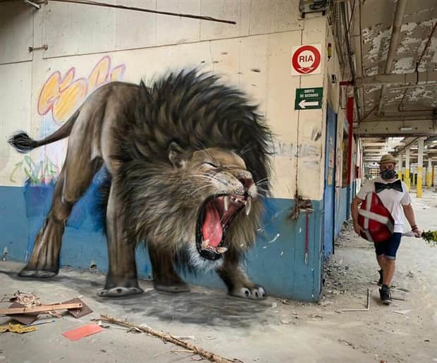 3d graffiti art by scaf 29 Unbelievable 3D Graffiti Illusions by Scaf (40 photos)