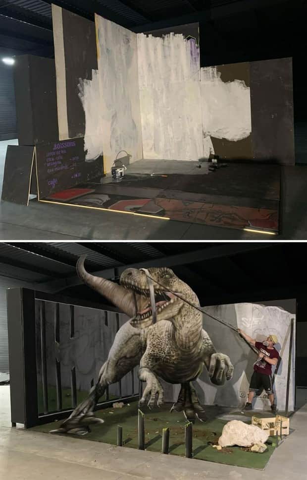 3d graffiti art by scaf 32 Unbelievable 3D Graffiti Illusions by Scaf (40 photos)