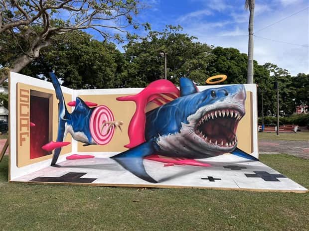 3d graffiti art by scaf 38 Unbelievable 3D Graffiti Illusions by Scaf (40 photos)