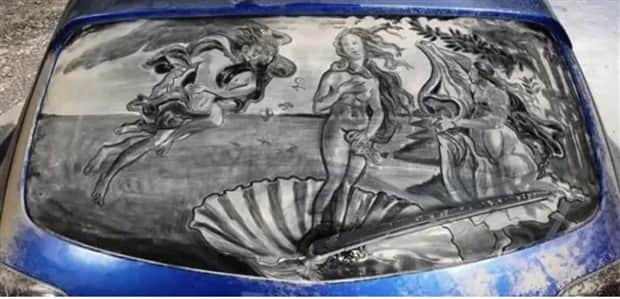 22 Dirty Car Sketches too Impressive to Wash (22 photos)