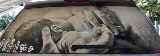 22 Dirty Car Sketches too Impressive to Wash (22 photos)