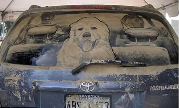 22 Dirty Car Sketches too Impressive to Wash (22 photos)