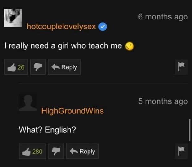 Comic Gold in the Pornhub Comment Section (31 photos)