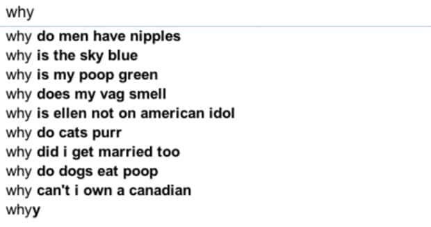 funny google search suggestions 16 Google Search Suggestions That Went Off Rails (19 photos)
