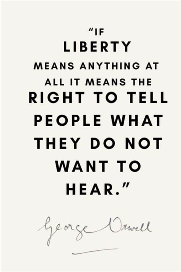 george orwell quotes 6 15 Prophetic Quotes From George Orwell (15 photos)