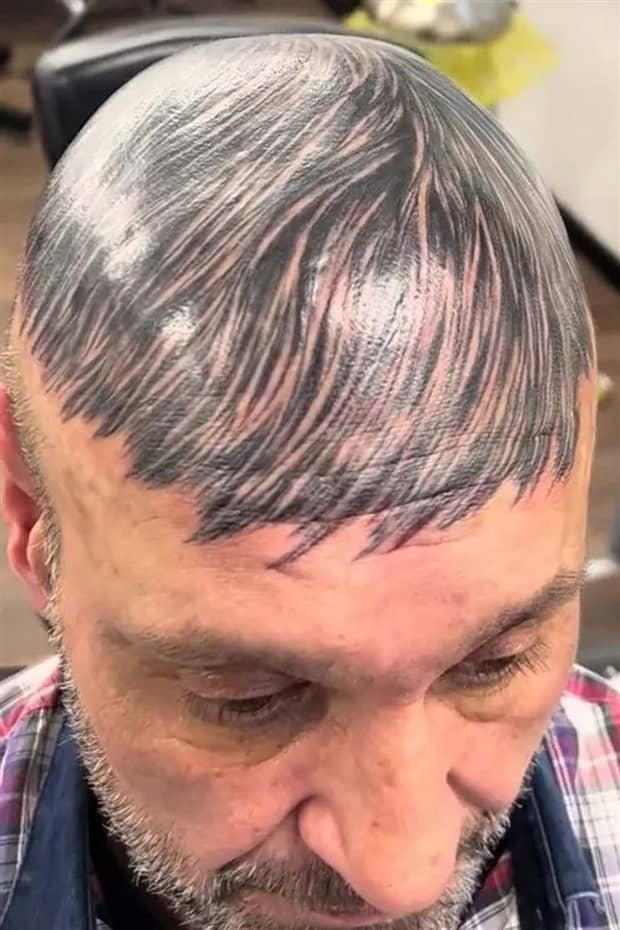 Hair Tattoos That Made It Worse (17 photos)