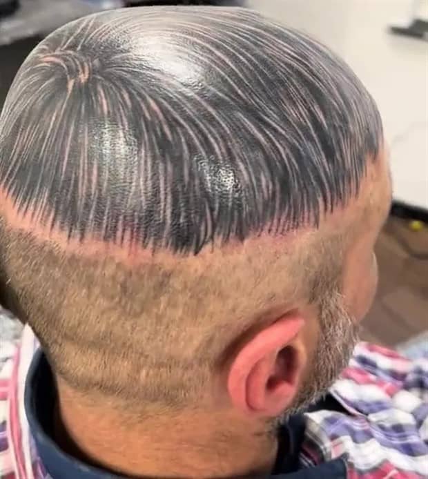 Hair Tattoos That Made It Worse (17 photos)
