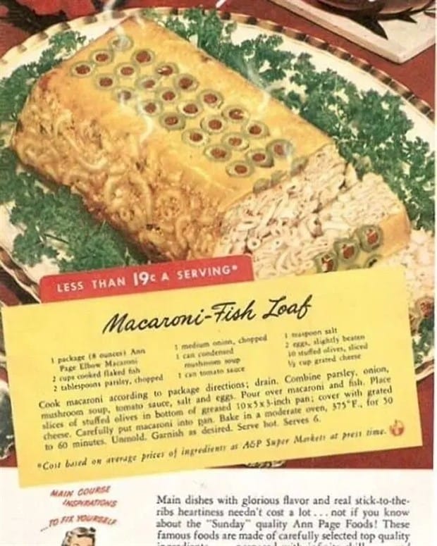 vintage foods 7 Throwback Foods That Look Unappealing (34 photos)