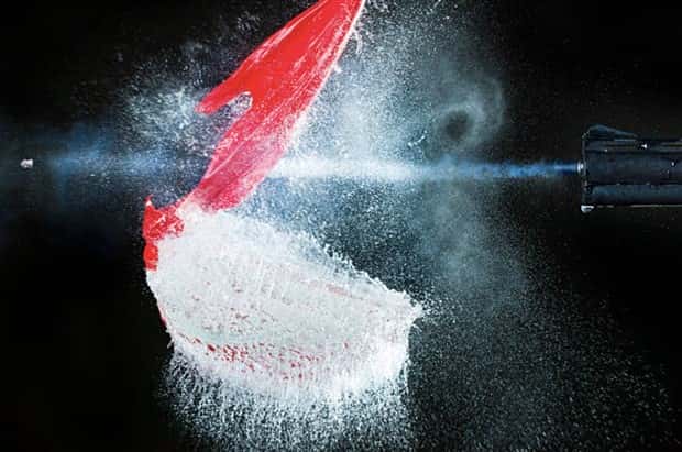 23 Stills of Bullets Penetrating Items (23 photos)