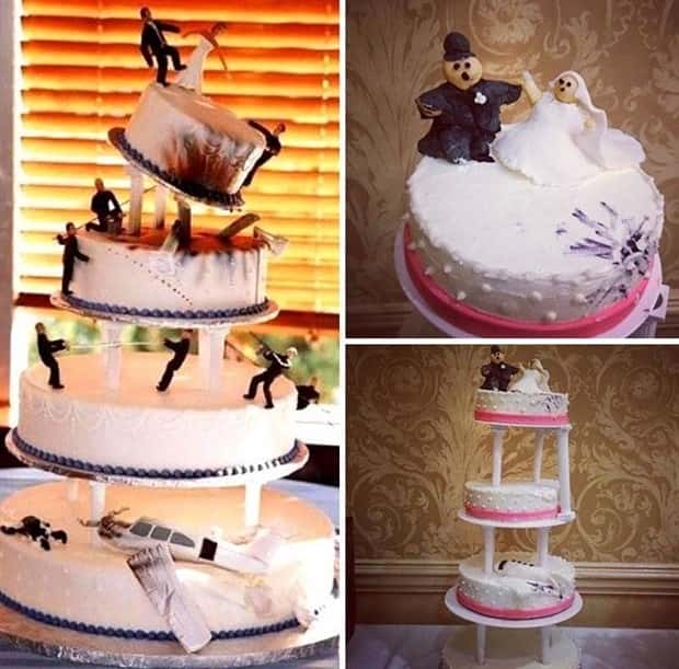 Crazy Wedding Cakes For Brave Couples (26 photos)