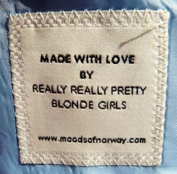 Hidden Humor Stitched Into Clothing Tags (30 photos)