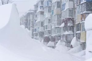 Kamchatka Buried Under Record Snowfall (20 photos)