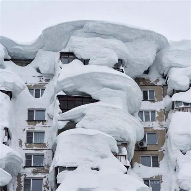 Kamchatka Buried Under Record Snowfall (20 photos)
