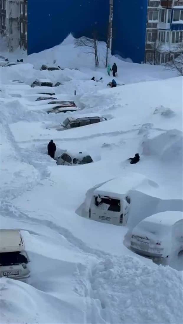 Kamchatka Buried Under Record Snowfall (20 photos)