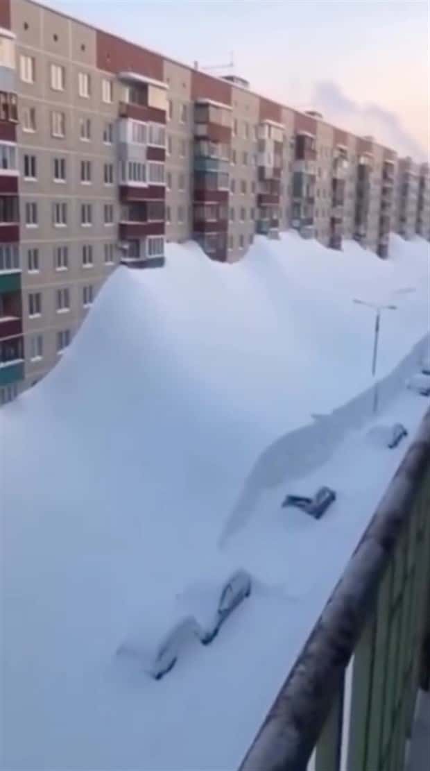 Kamchatka Buried Under Record Snowfall (20 photos)