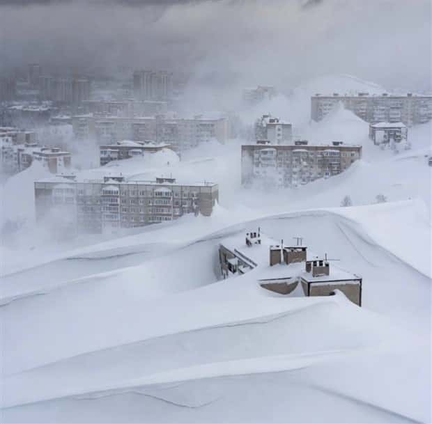Kamchatka Buried Under Record Snowfall (20 photos)