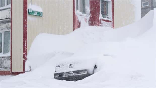 Kamchatka Buried Under Record Snowfall (20 photos)