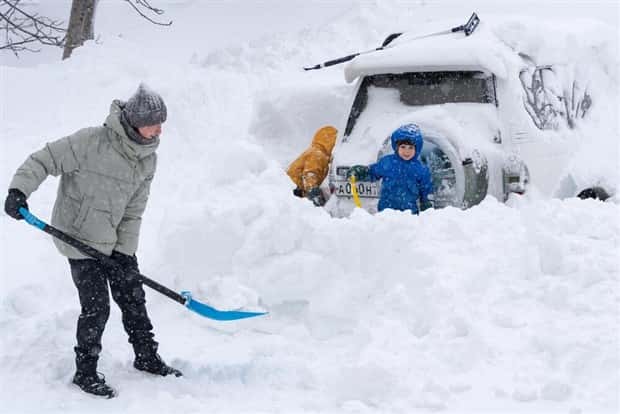 Kamchatka Buried Under Record Snowfall (20 photos)