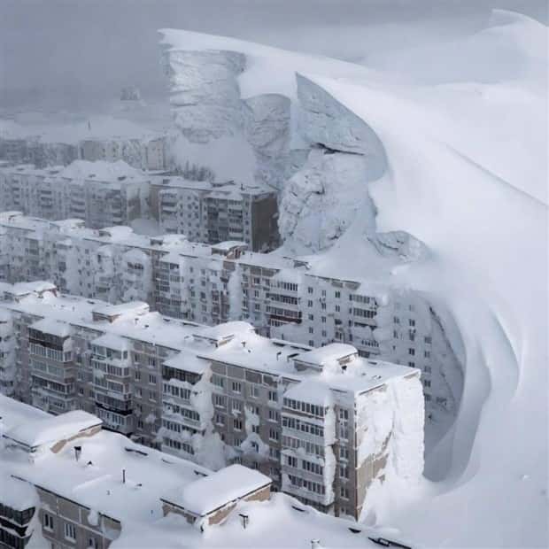 Kamchatka Buried Under Record Snowfall (20 photos)