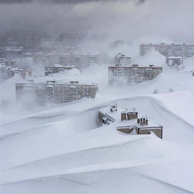 Kamchatka Buried Under Record Snowfall (20 photos)