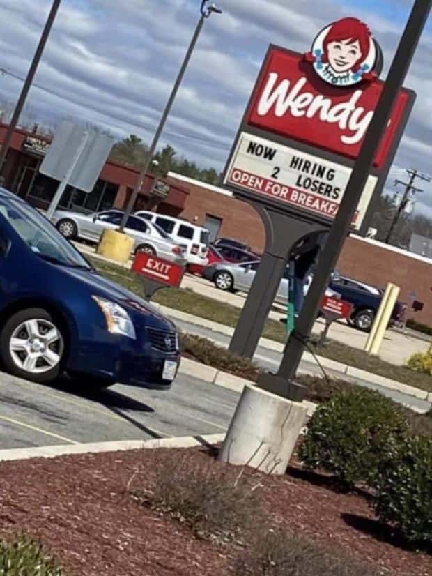 now hiring signs 12 These Fast Food Signs Are Pure Gold (25 photos)