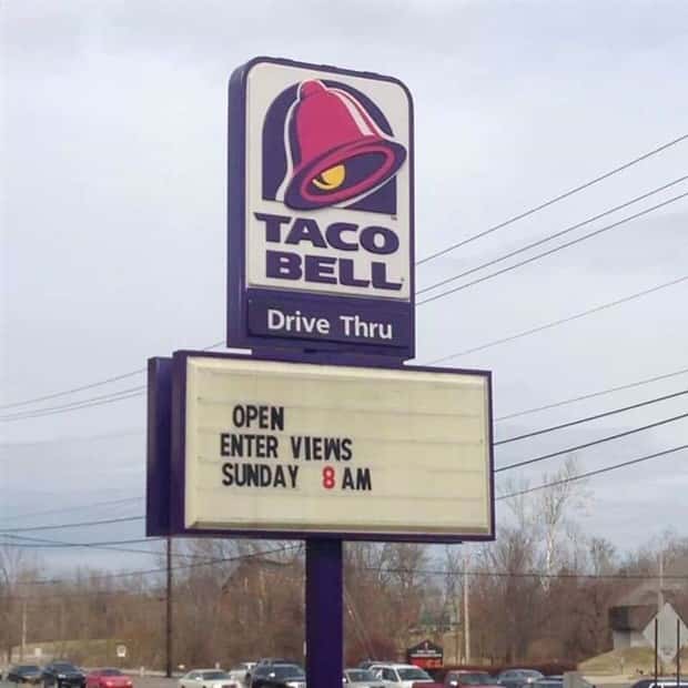 now hiring signs 13 These Fast Food Signs Are Pure Gold (25 photos)