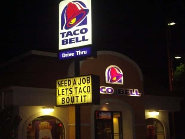 now hiring signs 6 These Fast Food Signs Are Pure Gold (25 photos)