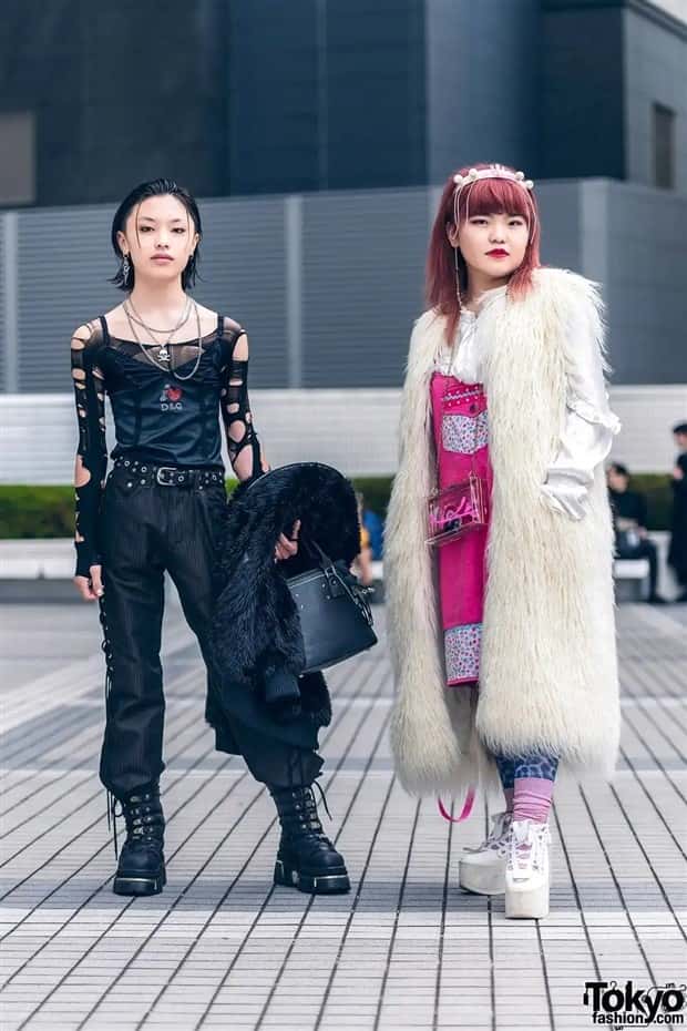 Eccentric Tokyo Fashionistas Shaping Street Trends (40 photos)