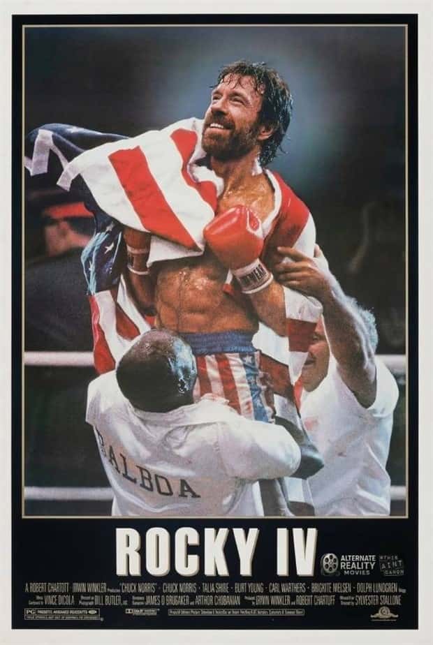 Iconic Movie Posters Improved By Chuck Norris (19 photos)