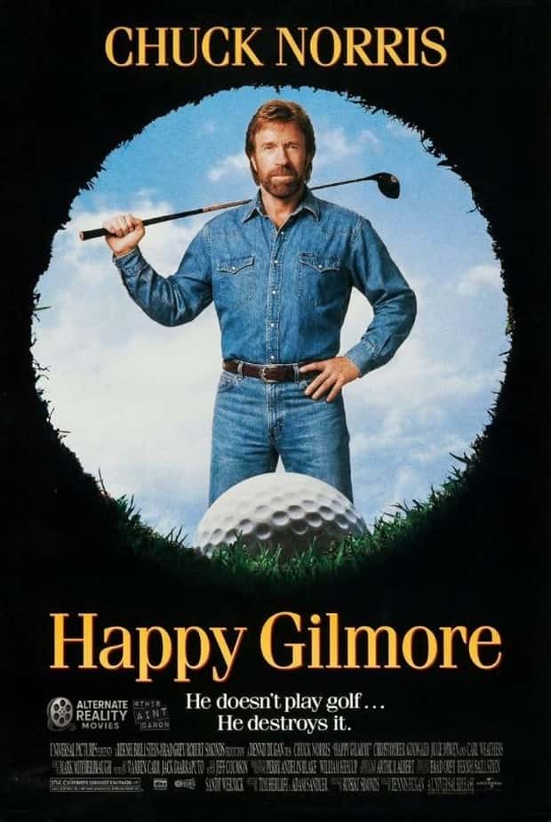 Iconic Movie Posters Improved By Chuck Norris (19 photos)