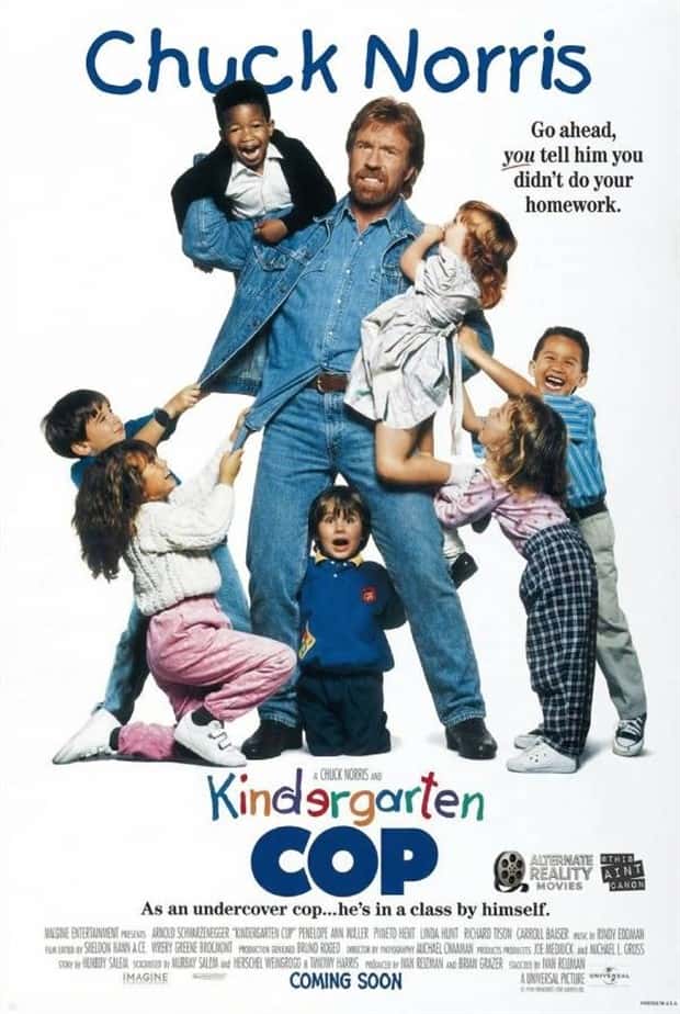 Iconic Movie Posters Improved By Chuck Norris (19 photos)