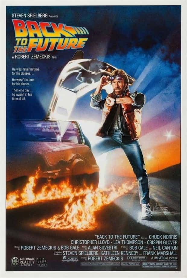 Iconic Movie Posters Improved By Chuck Norris (19 photos)