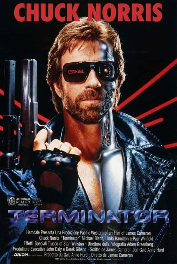 Iconic Movie Posters Improved By Chuck Norris (19 photos)