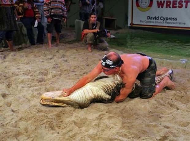 dumb people vs crocodiles 7 20 People Pushing Their Luck With Crocodiles (20 photos)