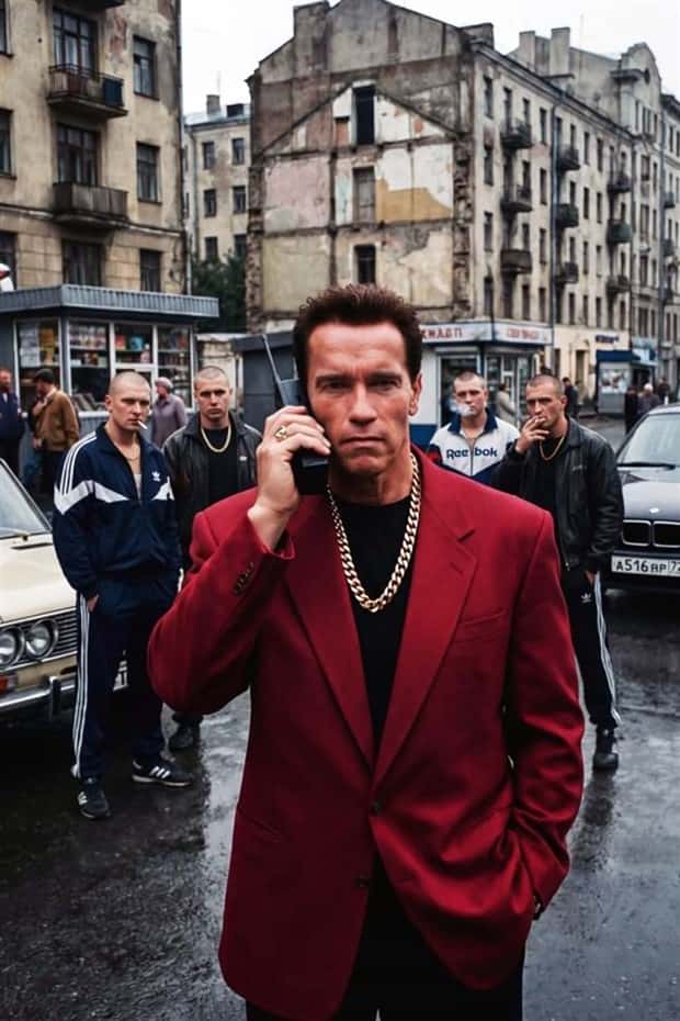 If Hollywood Stars Lived in 90s Russia (31 photos)