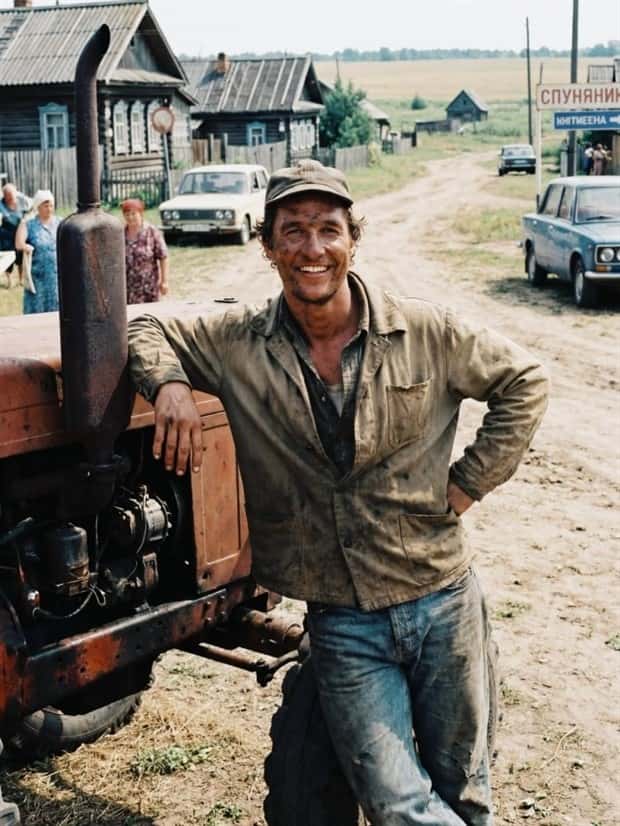 If Hollywood Stars Lived in 90s Russia (31 photos)