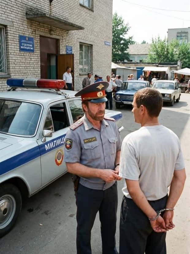 If Hollywood Stars Lived in 90s Russia (31 photos)