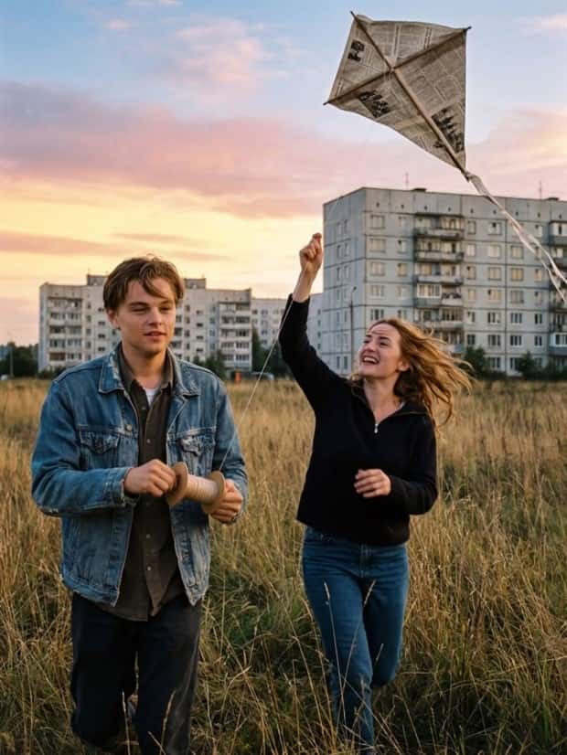 If Hollywood Stars Lived in 90s Russia (31 photos)