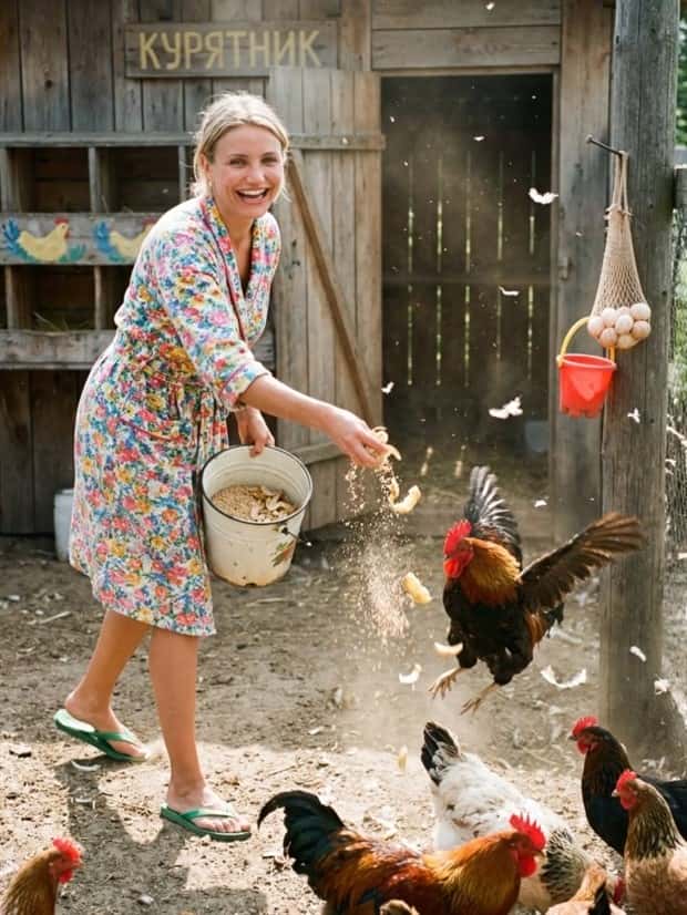 If Hollywood Stars Lived in 90s Russia (31 photos)