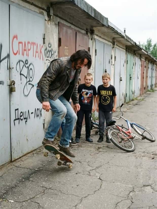 If Hollywood Stars Lived in 90s Russia (31 photos)