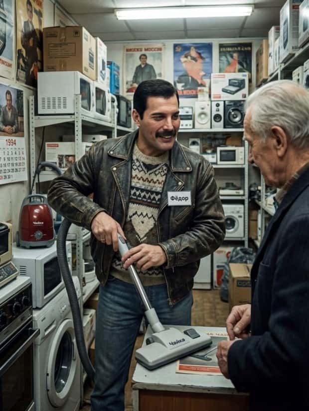 If Hollywood Stars Lived in 90s Russia (31 photos)