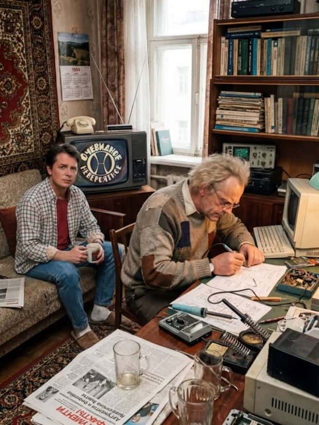 If Hollywood Stars Lived in 90s Russia (31 photos)